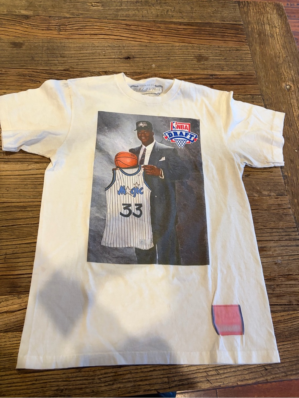 Vintage Mitchell & Ness shaq oneil draft night nba basketball magic shirt small